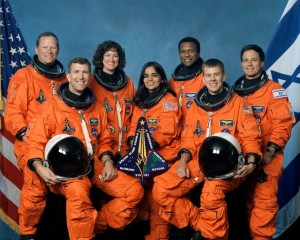 The crew of STS-107