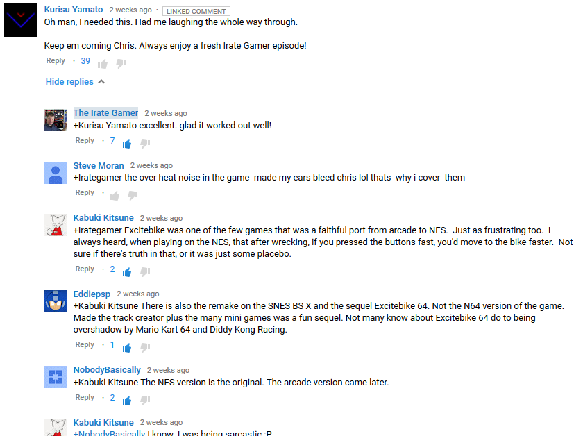 The beginnings of a total Youtube Comment hijacking. Quite annoying.
