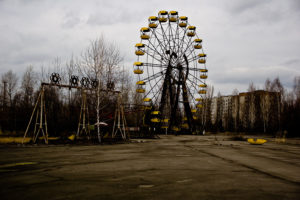 The legendary Pripyat amusement park.