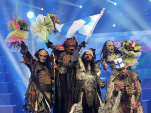 Lordi, after their 2006 Eurovision win!