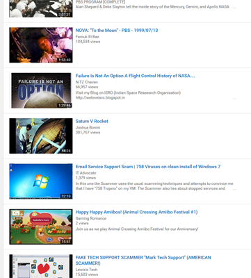 The list view is so much more clean, and better for more refined video listings.