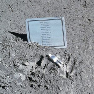 The Fallen Astronaut memorial.