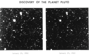 Discovery photos of Pluto.